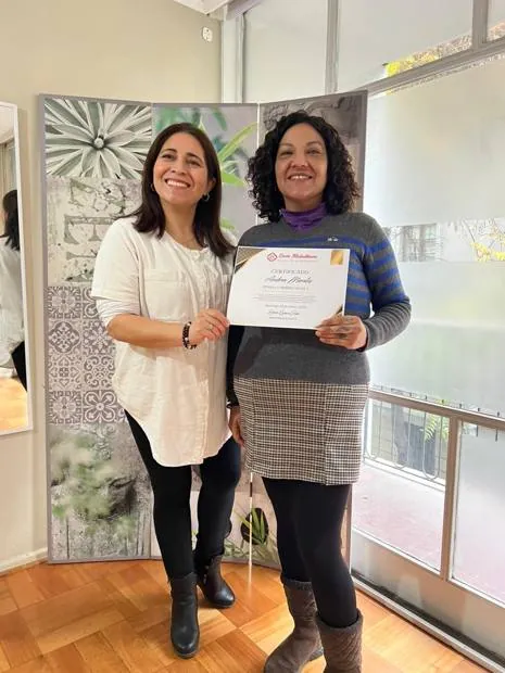 Estudiantes de Casa Muladhara, graduación · péndulo hebreo nivel 1