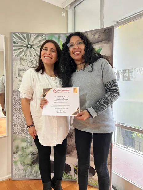 Estudiantes de Casa Muladhara, graduación · péndulo hebreo nivel 1